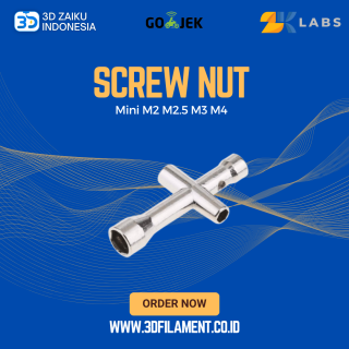 ZKLabs Mini M2 M2.5 M3 M4 Screw Nut Hexagonal Cross Wrench